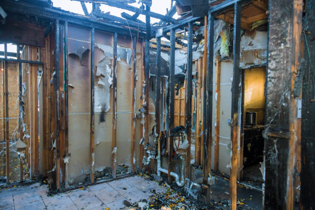 Professional Fire Board Up technician working in Richmond, KY